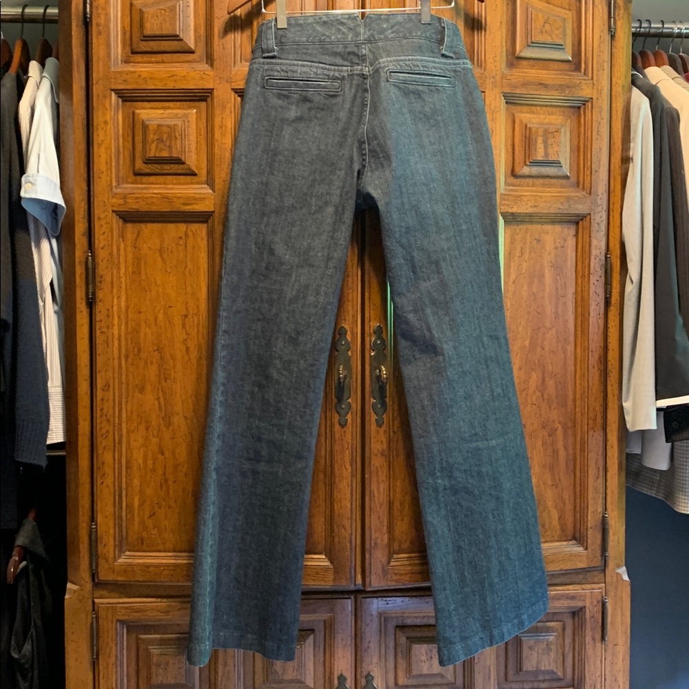 GAP Long And Lean Wide leg Dress Jeans Size 6 - Picture 5 of 7